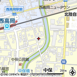 富山県高岡市中保1244周辺の地図