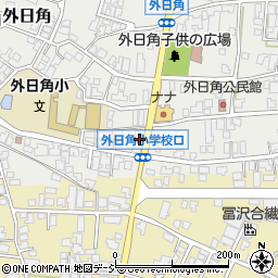 石川県かほく市外日角ニ105周辺の地図