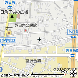 石川県かほく市外日角ニ91-3周辺の地図