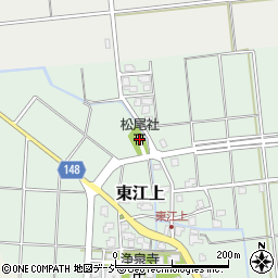 松尾社周辺の地図