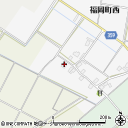 富山県高岡市福岡町西50周辺の地図