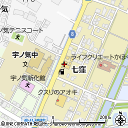 石川ダイハツ販売かほくダイハツ周辺の地図