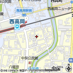 富山県高岡市中保1247周辺の地図