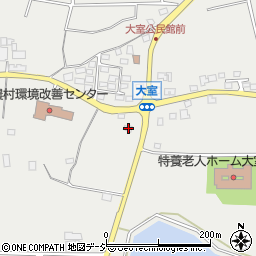 栃木県日光市大室885周辺の地図