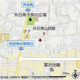 石川県かほく市外日角ニ97周辺の地図