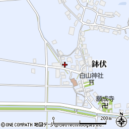 石川県かほく市鉢伏ワ56周辺の地図