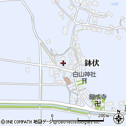 石川県かほく市鉢伏ワ55周辺の地図