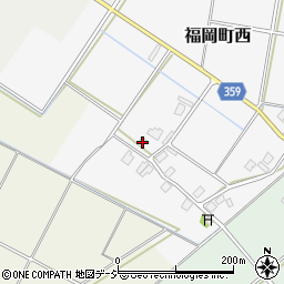 富山県高岡市福岡町西60-1周辺の地図