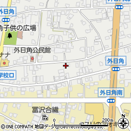 石川県かほく市外日角ニ88周辺の地図