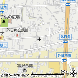 石川県かほく市外日角ニ86周辺の地図