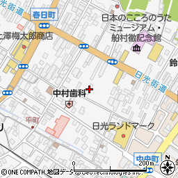 栃木県日光市今市458周辺の地図