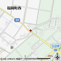 富山県高岡市福岡町西2周辺の地図