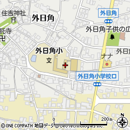 石川県かほく市外日角ニ52周辺の地図
