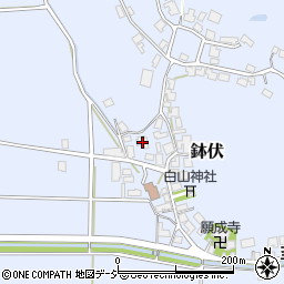 石川県かほく市鉢伏ワ62周辺の地図