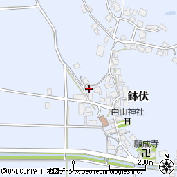 石川県かほく市鉢伏ワ57周辺の地図