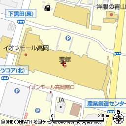 織部イオン高岡店周辺の地図