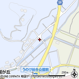 石川県かほく市鉢伏11周辺の地図
