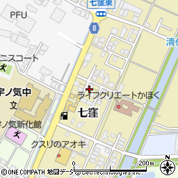 石川県かほく市七窪ハ3周辺の地図