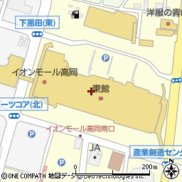 プラザ　イオンモール高岡店周辺の地図