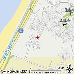 石川県かほく市外日角（ヘ）周辺の地図
