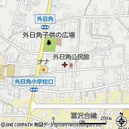 石川県かほく市外日角ニ72周辺の地図