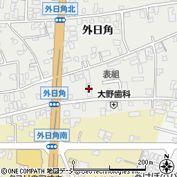石川県かほく市外日角イ周辺の地図