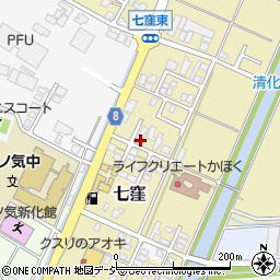 石川県かほく市七窪ハ20周辺の地図