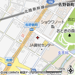 ＪＡ高岡佐野支店周辺の地図