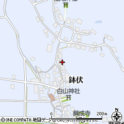 石川県かほく市鉢伏ワ68周辺の地図