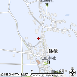 石川県かほく市鉢伏ワ72周辺の地図
