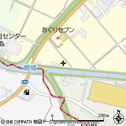 篠井川周辺の地図