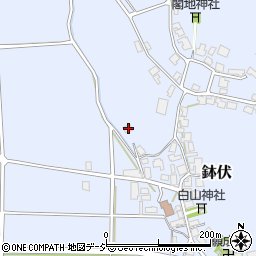 石川県かほく市鉢伏ワ60周辺の地図