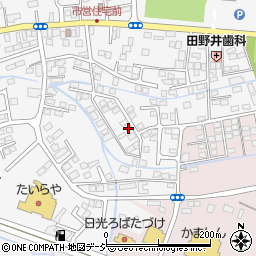栃木県日光市今市1681周辺の地図