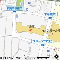 西館周辺の地図