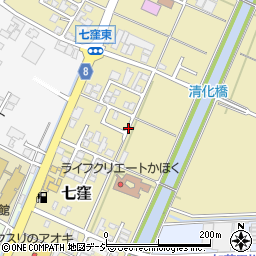 石川県かほく市七窪ハ周辺の地図