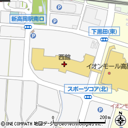 ＴＨＲＥＥＰＰＹイオンモール高岡店周辺の地図