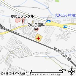 栃木県日光市今市1091周辺の地図