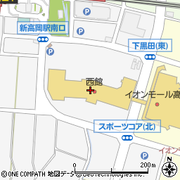 ハニーズイオンモール高岡店周辺の地図