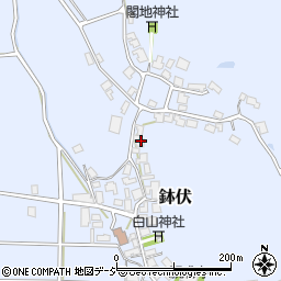 石川県かほく市鉢伏ワ74周辺の地図