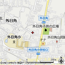 石川県かほく市外日角ニ46周辺の地図