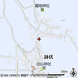 石川県かほく市鉢伏ワ77周辺の地図