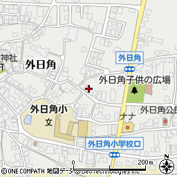 石川県かほく市外日角ニ49周辺の地図