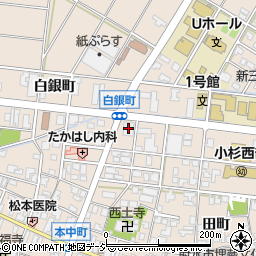 ＪＡいみず野小杉支店周辺の地図