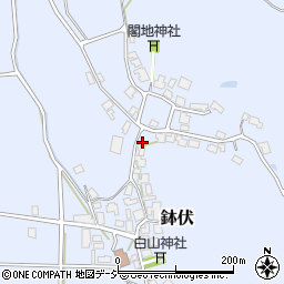 石川県かほく市鉢伏ワ83周辺の地図