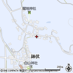 石川県かほく市鉢伏ワ86周辺の地図
