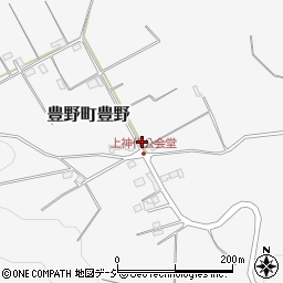 上神代公会堂周辺の地図