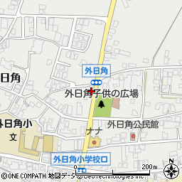 石川県かほく市外日角ニ40周辺の地図