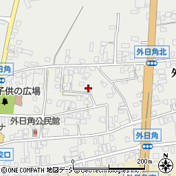 石川県かほく市外日角ニ28周辺の地図