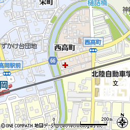 富山県高岡市中保512-22周辺の地図