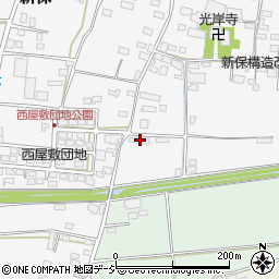 長野県中野市新保322周辺の地図